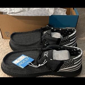 Hey Dude Wally Youth  Funk Break Patriotic Shoes Buckle Exclusive Y6 L7